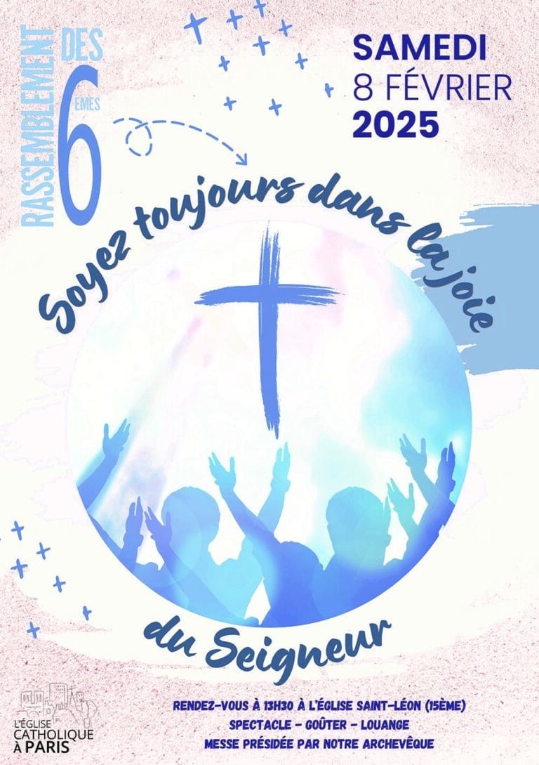 Affiche rassemblement 6e